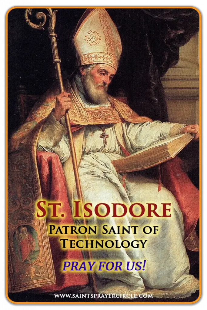 Saint Isidore Patron Saint Of Technology St. Benedict Prayer Wall