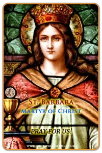 St. Barbara Devotional Message
