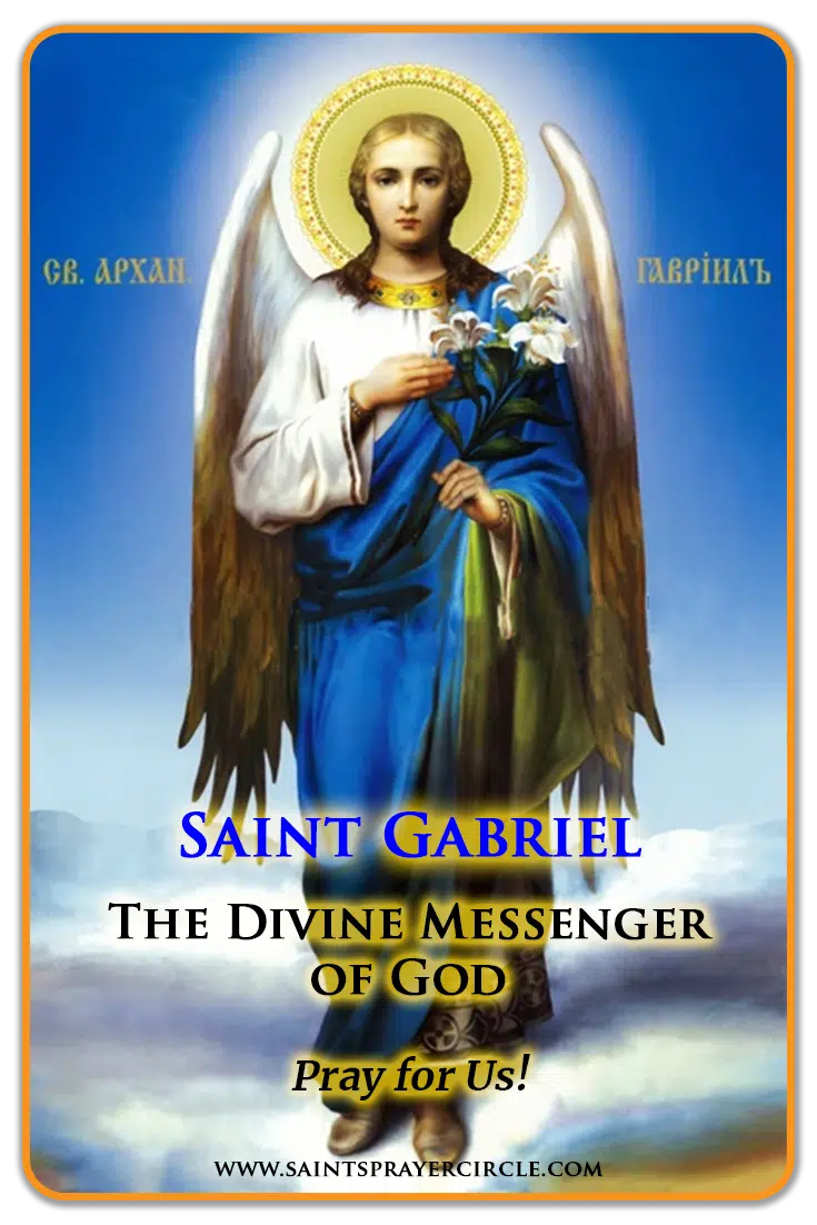 Saint Gabriel's Devotional Message of the Day