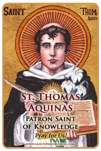 Saint Thomas Aquinas' Devotional Message