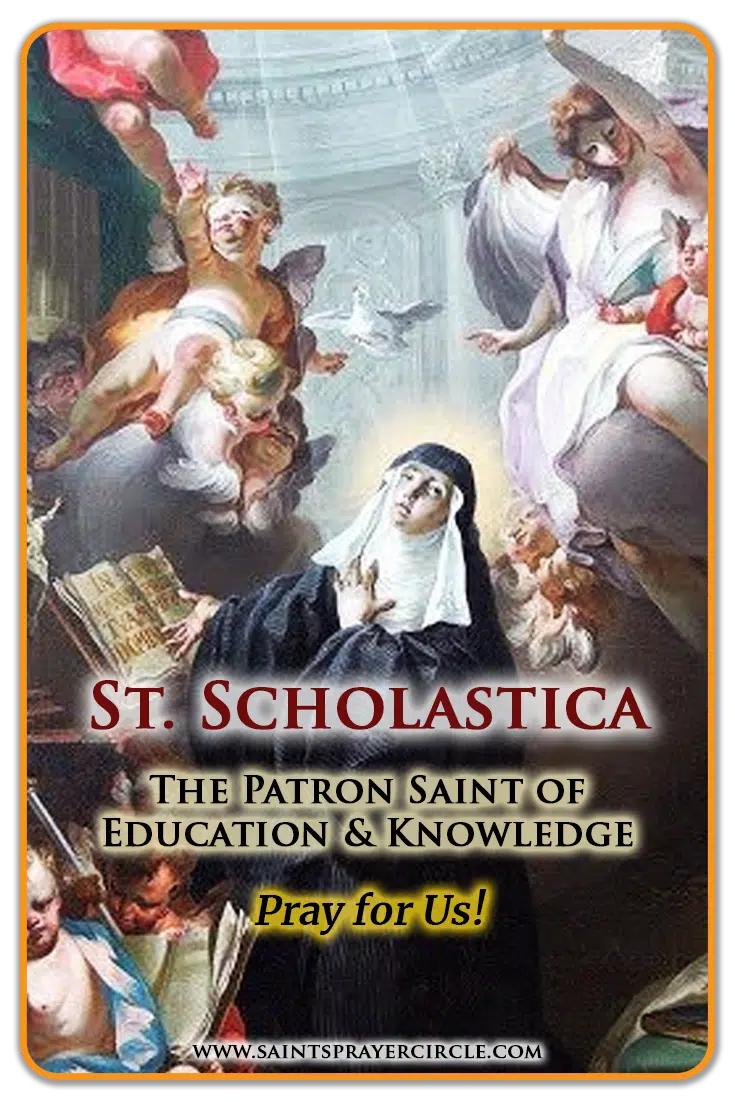 saint scholastica's devotional message