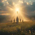 apparition in the fields