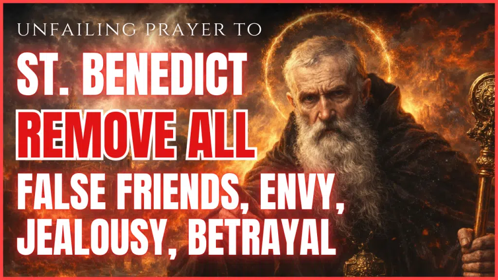 Prayer to St. Benedict for Protection from False Friends, Envy, Evil Eye, and Jealousy